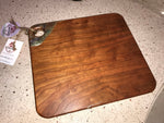 Charcuterie Serving Board Cheese Board Cherry with Green Blue Pink Epoxy Resin Corner
